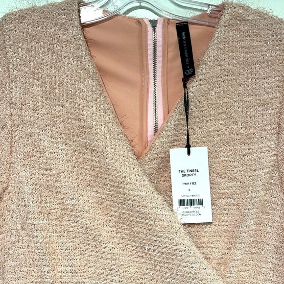 Smash + Tess x Hillary Duff - The Tinsel Skorty in pink fizz - size small - Picture 9 of 12